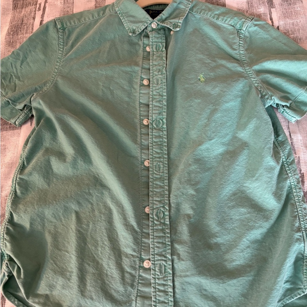 Boys short sleeve polo shirt size 14/16